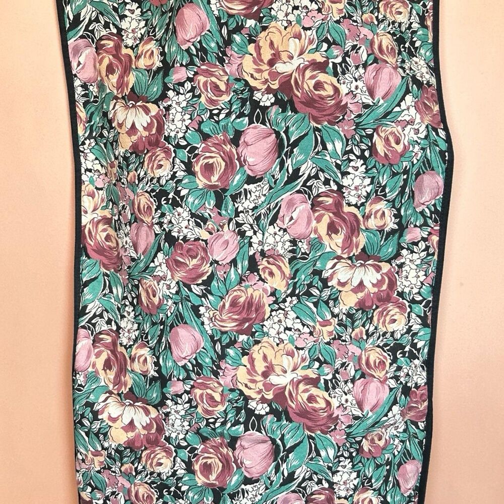 Vintage Floral Garment Bag Taiwan 48x19.5 Zippered Dress Clothes Travel Storage - Picture 13 of 15